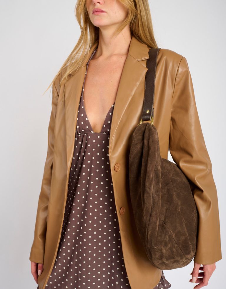 נעלי נשים - A.S. 98 - תיק צד GAIA - חום כהה4