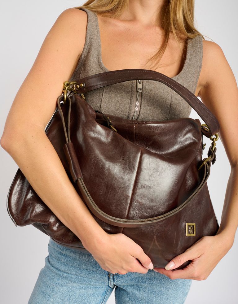 נעלי נשים - A.S. 98 - תיק צד EMMA - חום כהה3