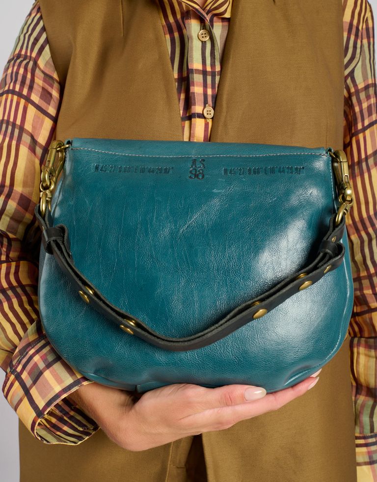 נעלי נשים - A.S. 98 - תיק צד מעור CARLOTTA - פטרול3