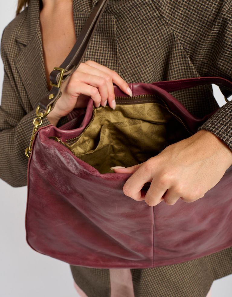 נעלי נשים - A.S. 98 - תיק צד EMMA - בורדו4