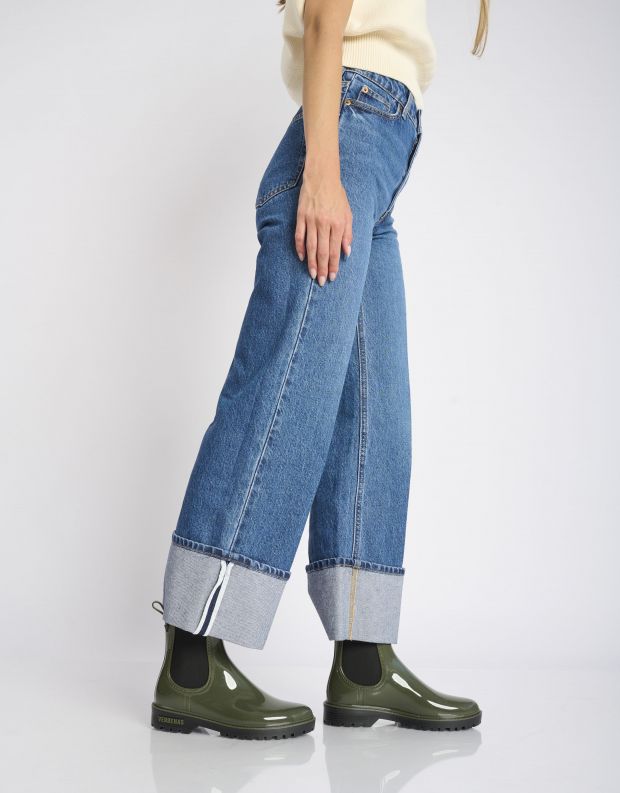 נעלי נשים - Verbenas - מגפוני גומי GAUDI לק - חאקי