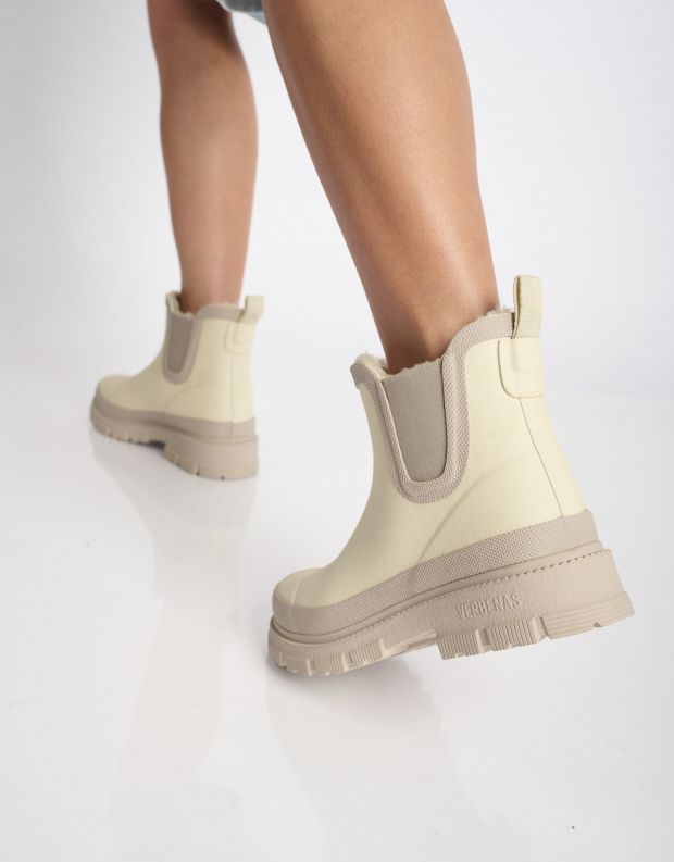 נעלי נשים - Verbenas - מגפוני גומי עם פרווה LUA - אופוויט