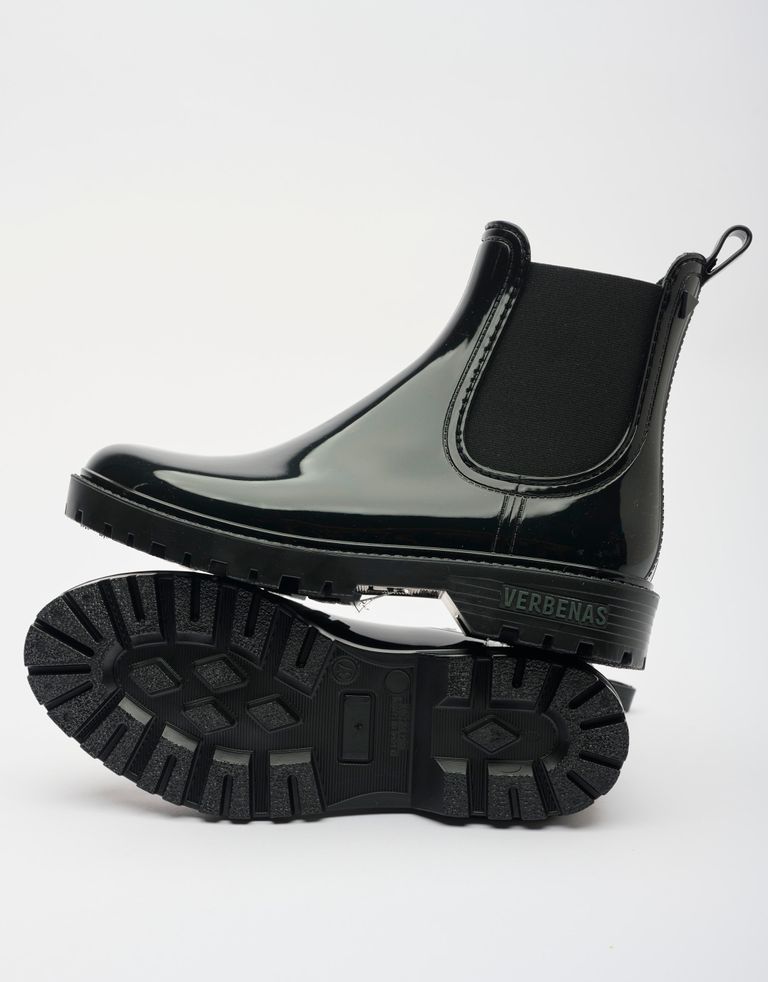 נעלי נשים - Verbenas - מגפוני גומי GAUDI לק - שחור