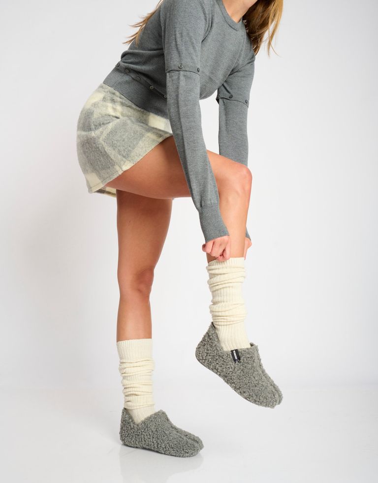 נעלי נשים - Verbenas - נעלי בית YOI CURLY - אפור