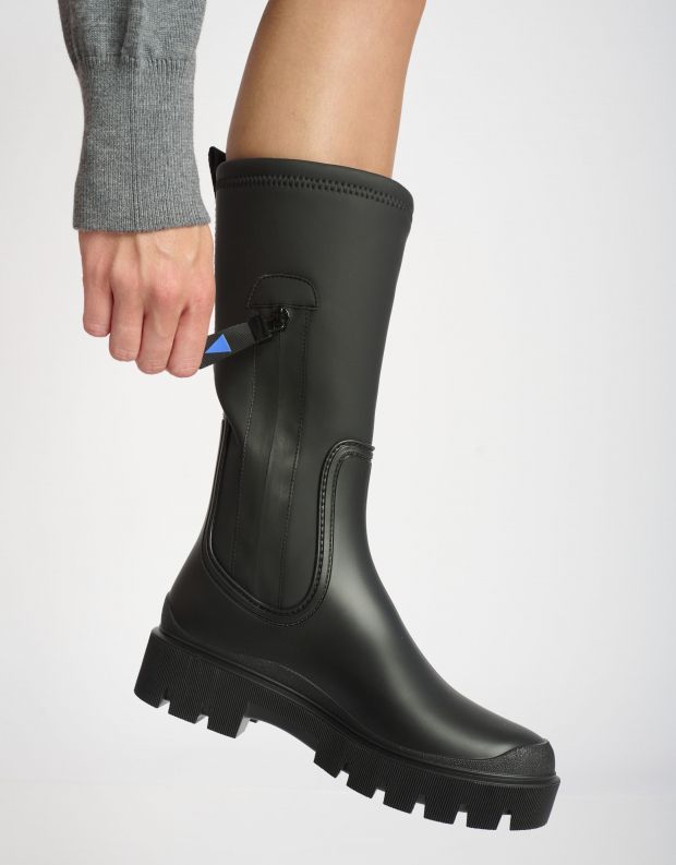 נעלי נשים - Verbenas - מגפי גומי MIZU - שחור