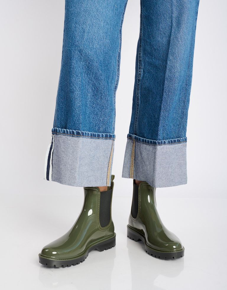 נעלי נשים - Verbenas - מגפוני גומי GAUDI לק - חאקי3