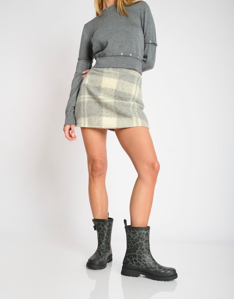 נעלי נשים - Verbenas - מגפי גומי LINA - אפור   שחור2