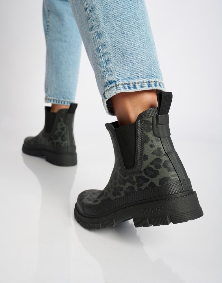 נעלי נשים - Verbenas - מגפוני גומי מנומרות LUA - אפור4