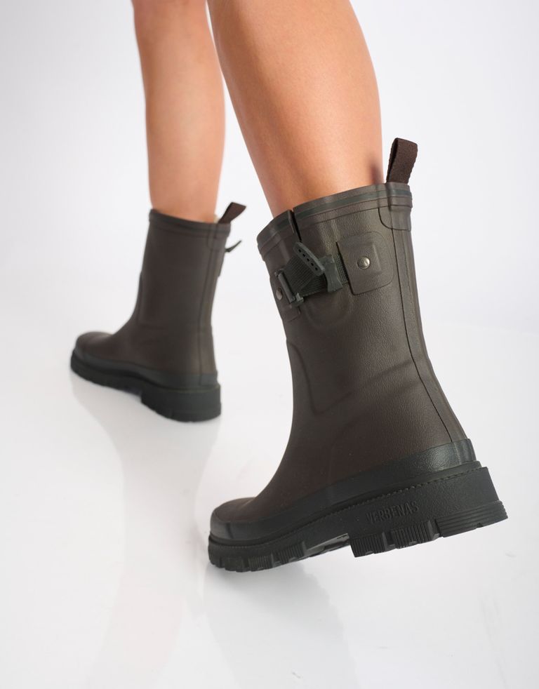 נעלי נשים - Verbenas - מגפי גומי LINA - חום4