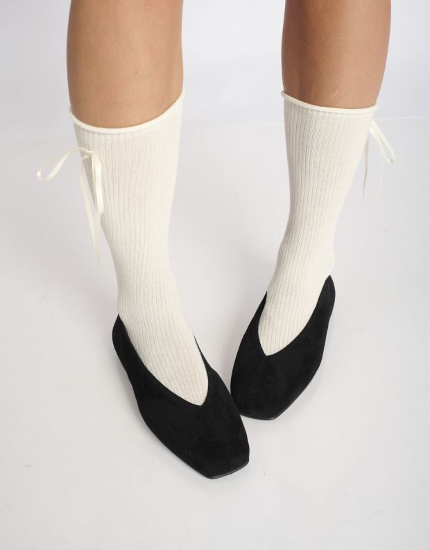 נעלי נשים - Jeffrey Campbell - נעלי סירה שטוחות FATHOM - שחור