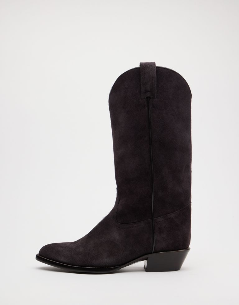 נעלי נשים - Jeffrey Campbell - מגפי בוקרים  HOMESTEAD - אפור3