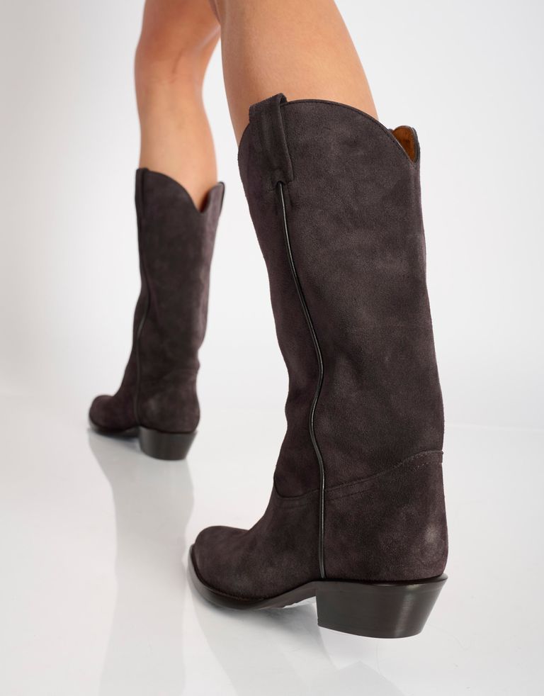 נעלי נשים - Jeffrey Campbell - מגפי בוקרים  HOMESTEAD - אפור4