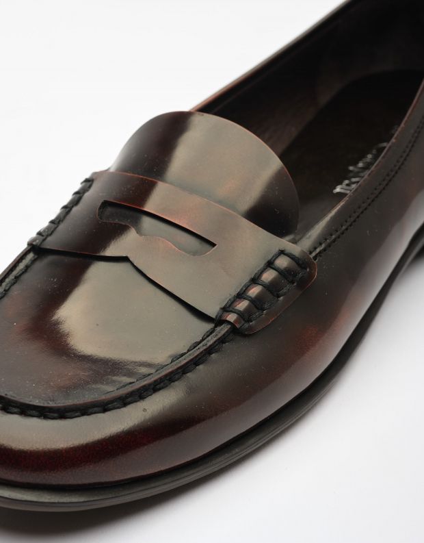 נעלי נשים - Jeffrey Campbell - מוקסינים SMARTY - חום