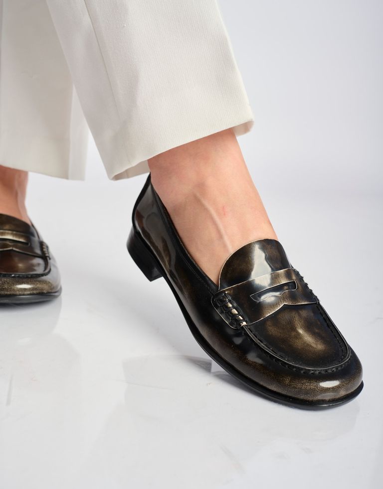 נעלי נשים - Jeffrey Campbell - מוקסינים SMARTY - שחור מיוחד3