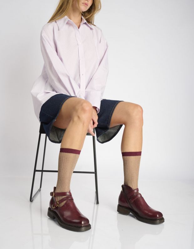 נעלי נשים - A.S. 98 - נעליים גבוהות VIRGINE - בורדו