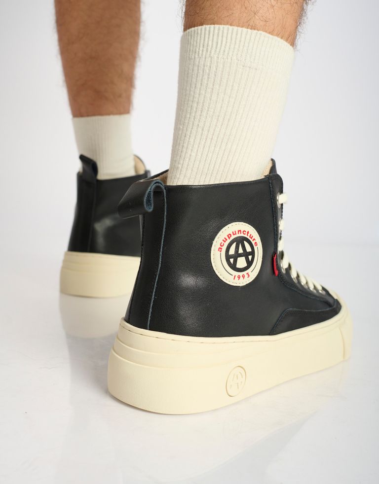 נעלי גברים - Acupuncture - סניקרס גבוהות AFC - שחור4