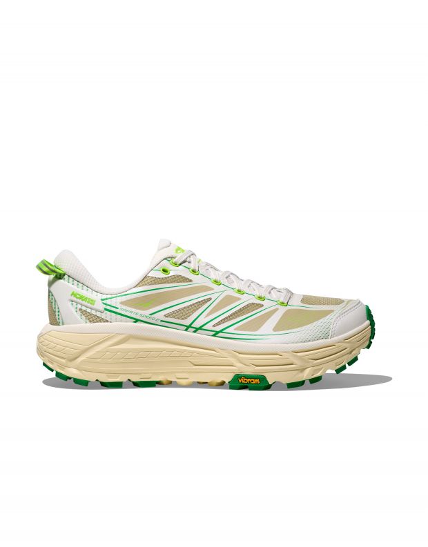 נעלי גברים - Hoka - סניקרס MAFATE SPEED - לבן   ירוק