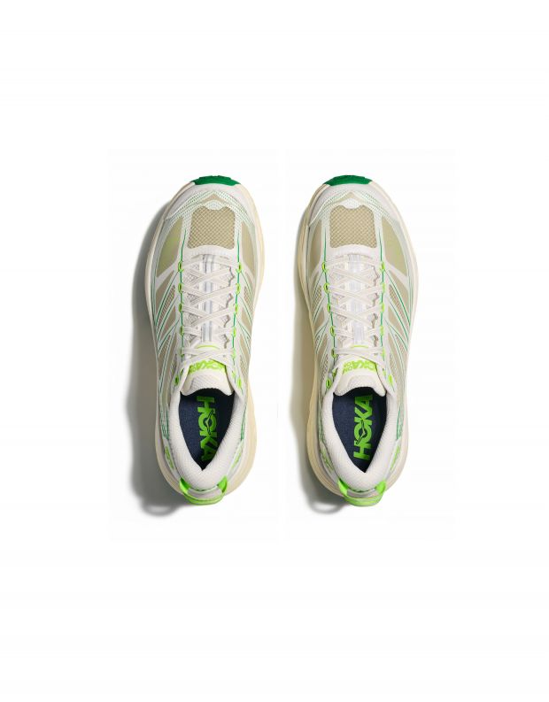 נעלי גברים - Hoka - סניקרס MAFATE SPEED - לבן   ירוק