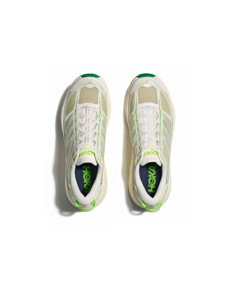 נעלי גברים - Hoka - סניקרס MAFATE SPEED - לבן   ירוק