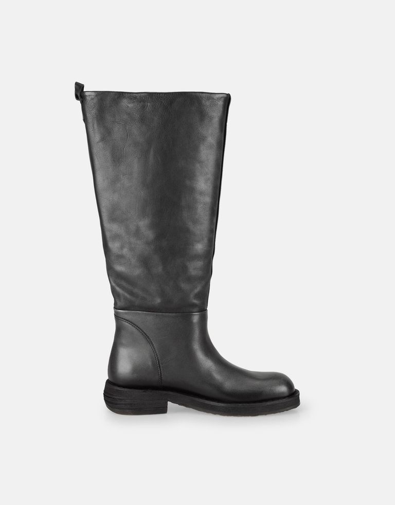 נעלי נשים - Felmini - מגפי עור CATRIN - שחור1