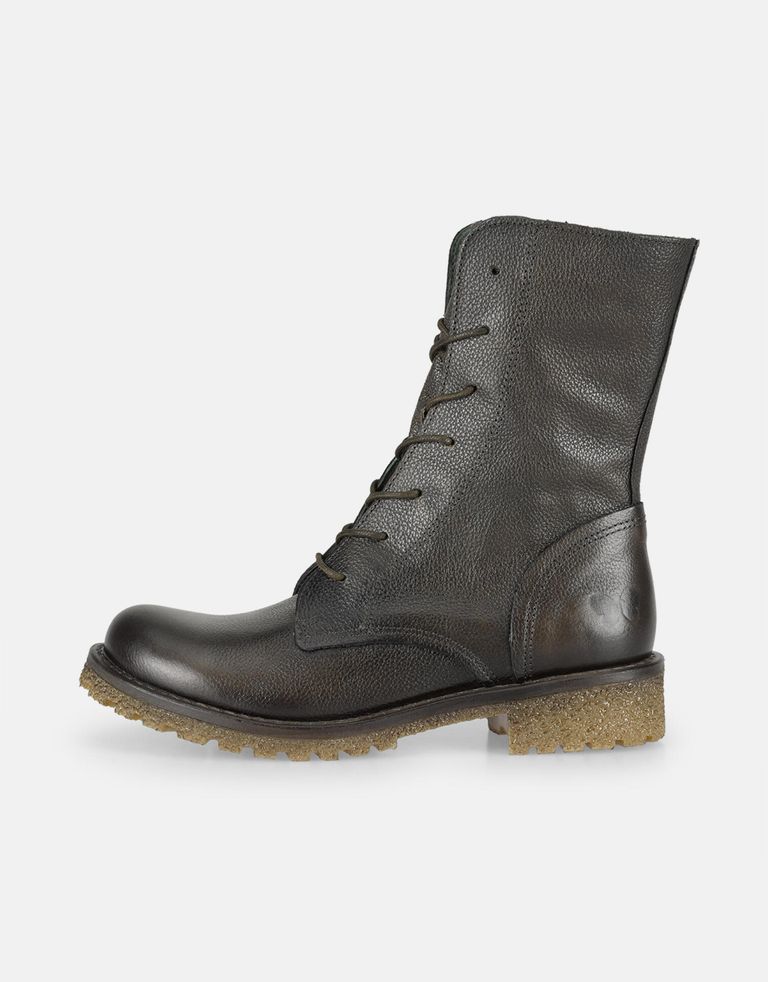 נעלי נשים - Felmini - מגפונים עם שרוכים CASTER - ירוק1