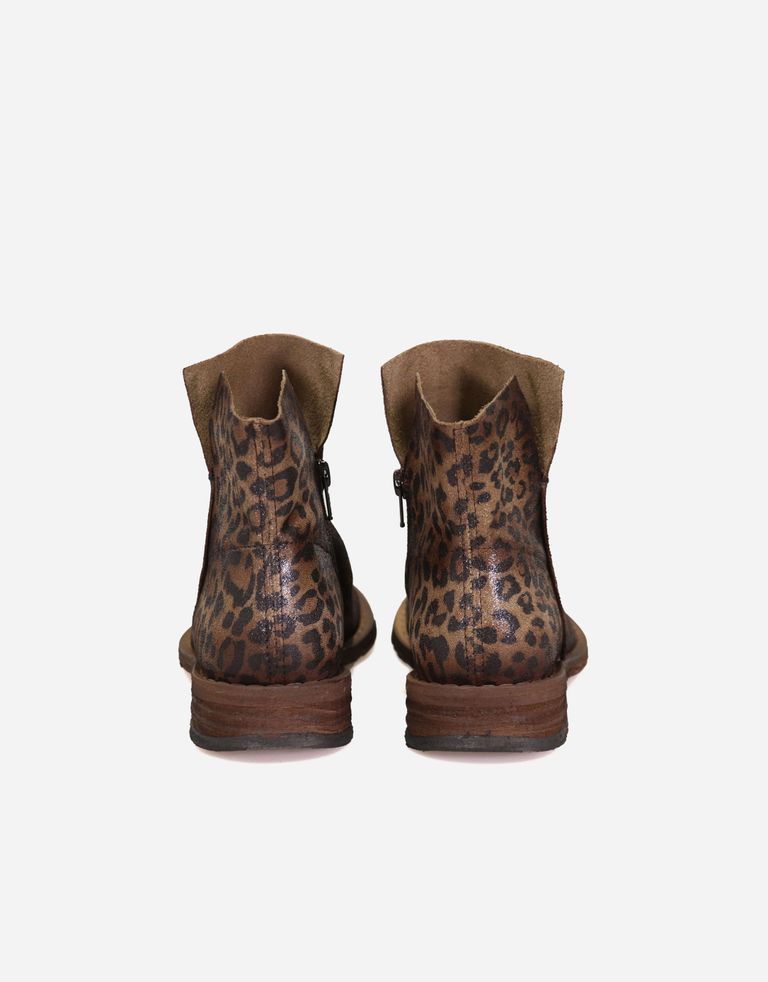 נעלי נשים - Felmini - מגפונים מנומרים GREDO - חום מנומר4