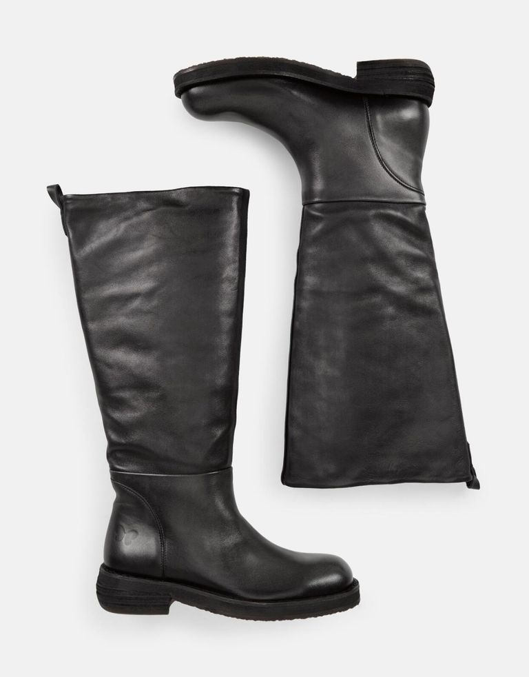 נעלי נשים - Felmini - מגפי עור CATRIN - שחור3