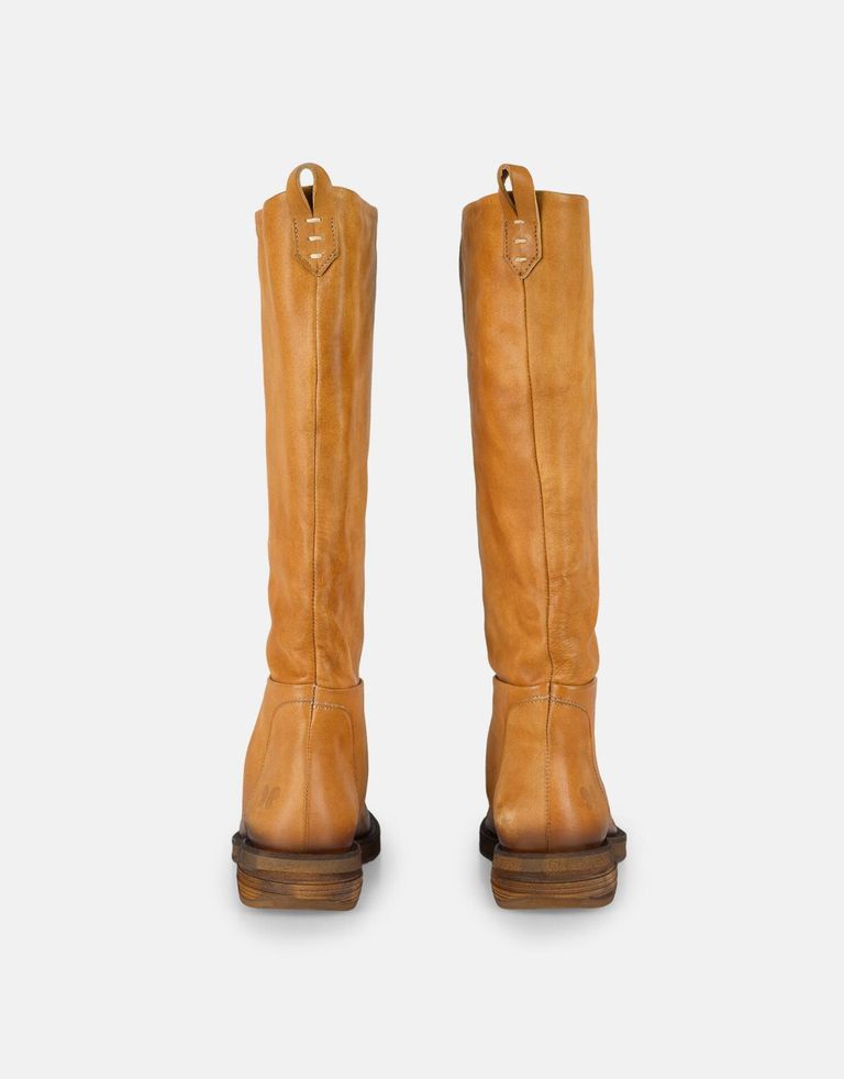 נעלי נשים - Felmini - מגפי עור CATRIN - קאמל4