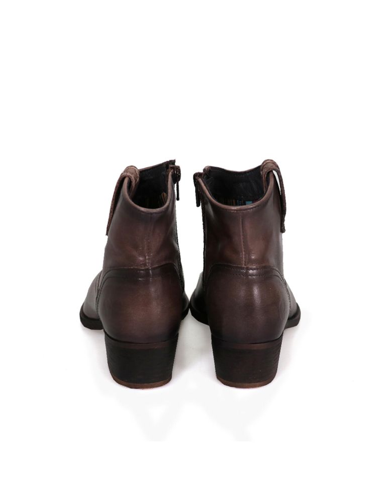 נעלי נשים - Felmini - מגפוני בוקרים WEST - חום כהה4