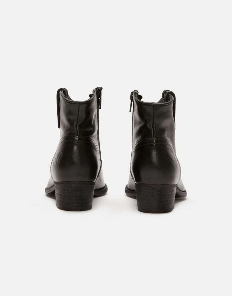 נעלי נשים - Felmini - מגפוני בוקרים WEST - שחור מיוחד4