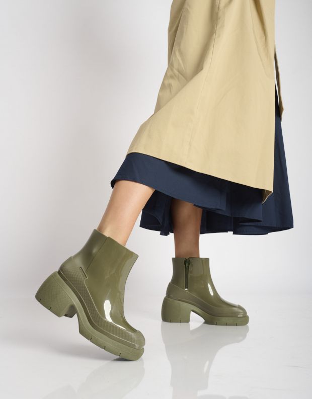 נעלי נשים - voices - מגפוני גומי STROKE - חאקי