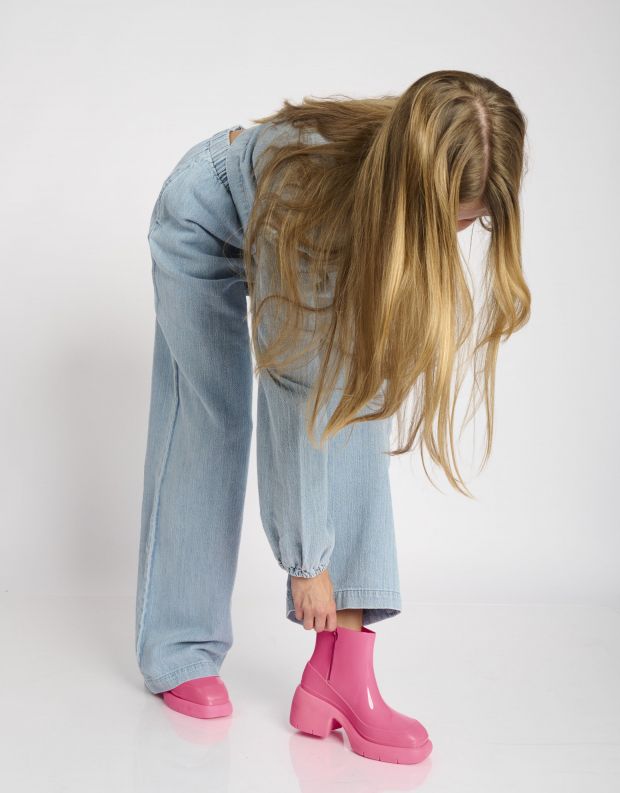 נעלי נשים - voices - מגפוני גומי STROKE - פוקסיה