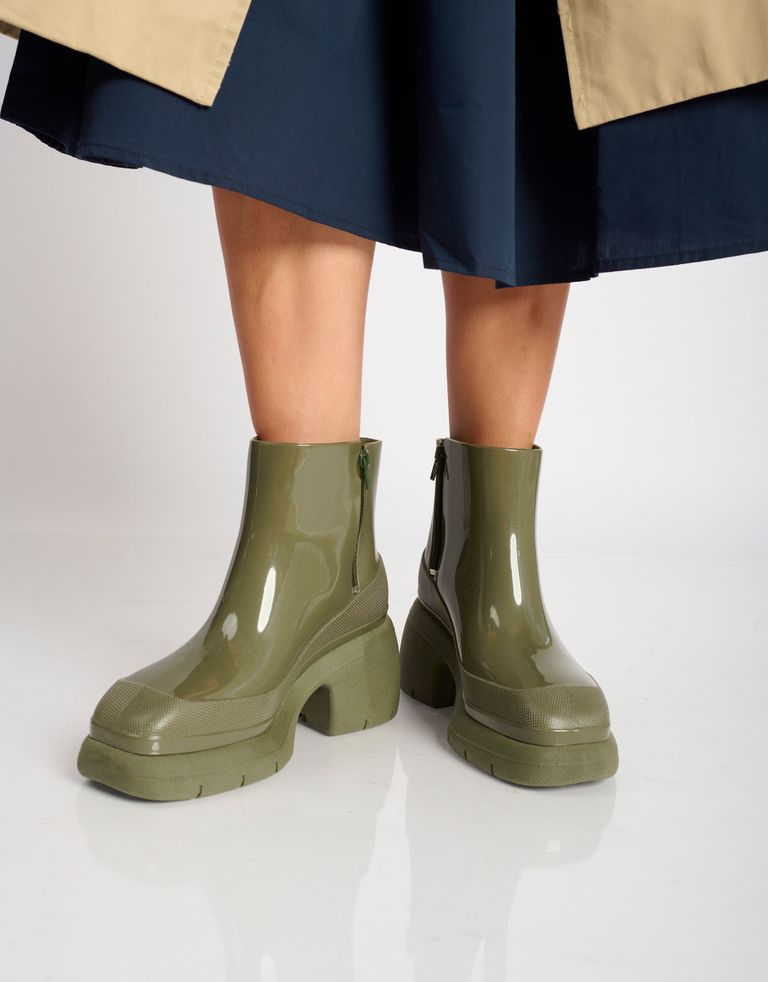 נעלי נשים - Voices - מגפוני גומי STROKE - חאקי3