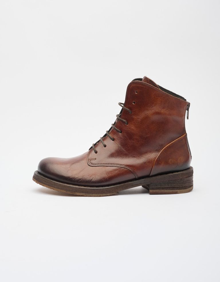 נעלי נשים - Felmini - מגפונים עם שרוכים COOPER - חום כהה2