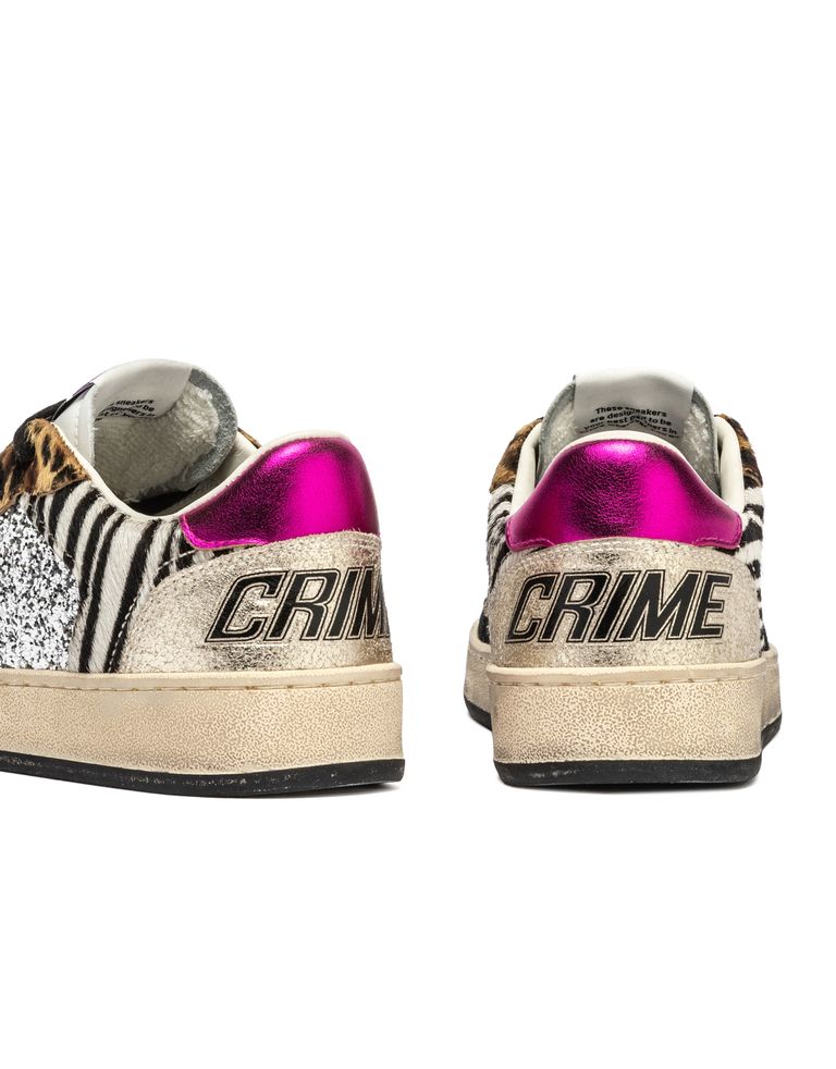 נעלי נשים - Crime London - סניקרס IGGY - זהב כסף3