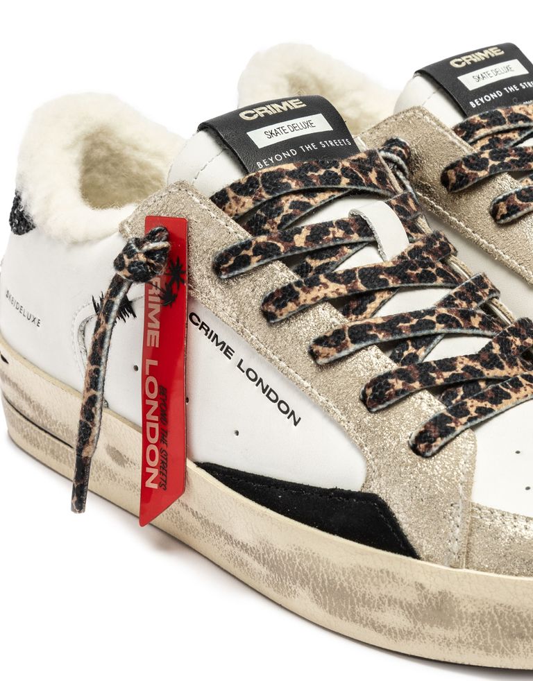 נעלי נשים - Crime London - סניקרס FREYA - לבן4