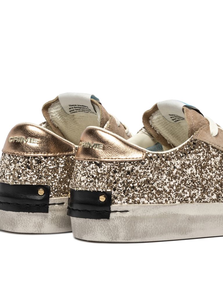 נעלי נשים - Crime London - סניקרס AGNES - בז   זהב4