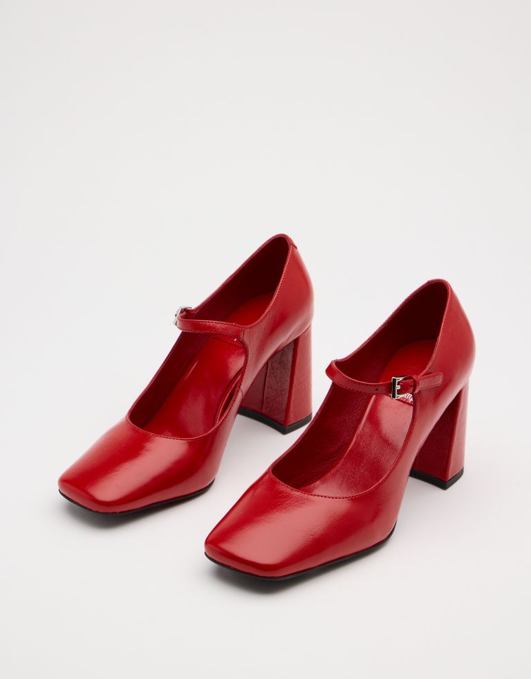 נעלי נשים - Jeffrey Campbell - נעלי עקב BOURDIN - אדום3