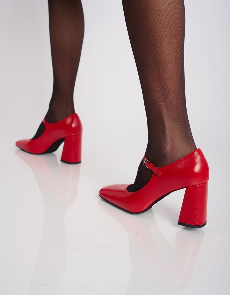 נעלי נשים - Jeffrey Campbell - נעלי עקב BOURDIN - אדום4