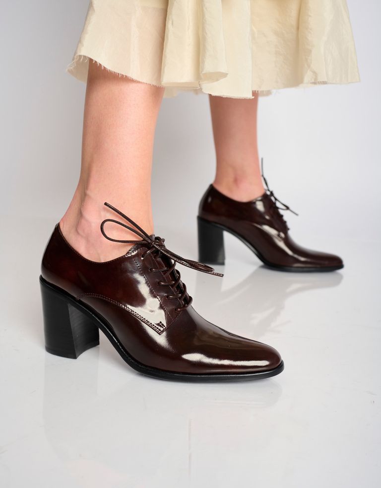 נעלי נשים - Jeffrey Campbell - נעלי עקב THOUGHT - חום כהה4