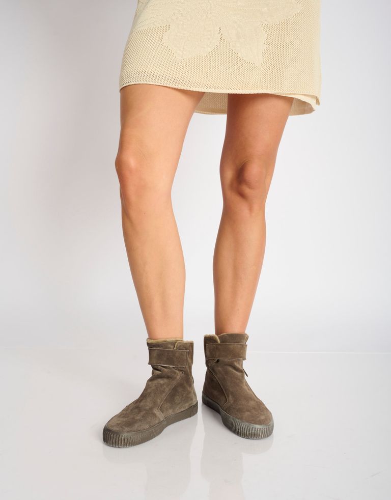 נעלי נשים - Aro - מגפונים עם סקוטש NOELLE - חום כהה4