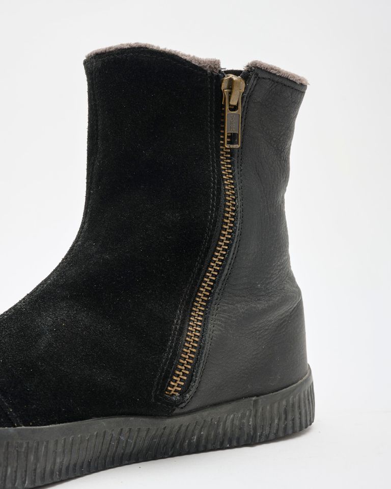 נעלי נשים - Aro - מגפוני מעטפה מזמש NOELLE - שחור3