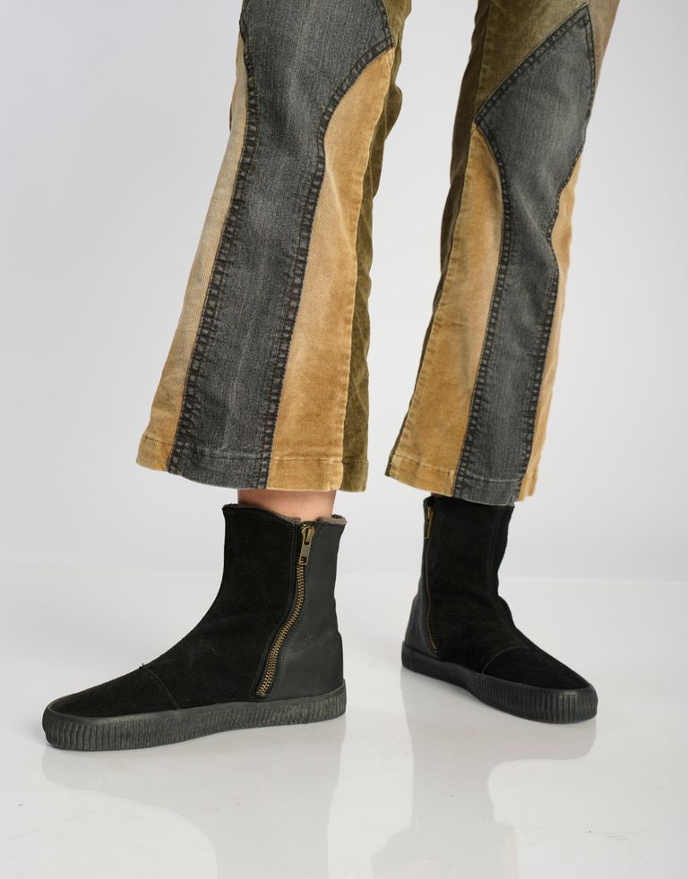 נעלי נשים - Aro - מגפוני מעטפה מזמש NOELLE - שחור4