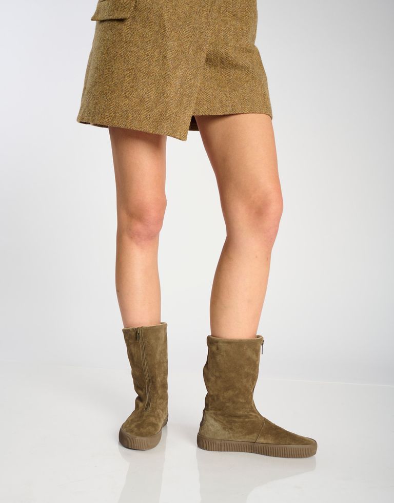 נעלי נשים - Aro - מגפיים עם רוכסן NOELLE - חום1