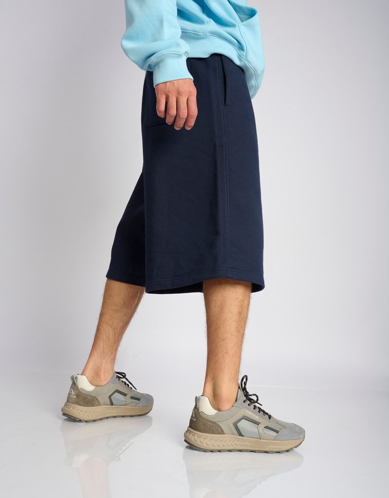 נעלי גברים - Ambitious - סניקרס עור ובד VENTURE - אפור1