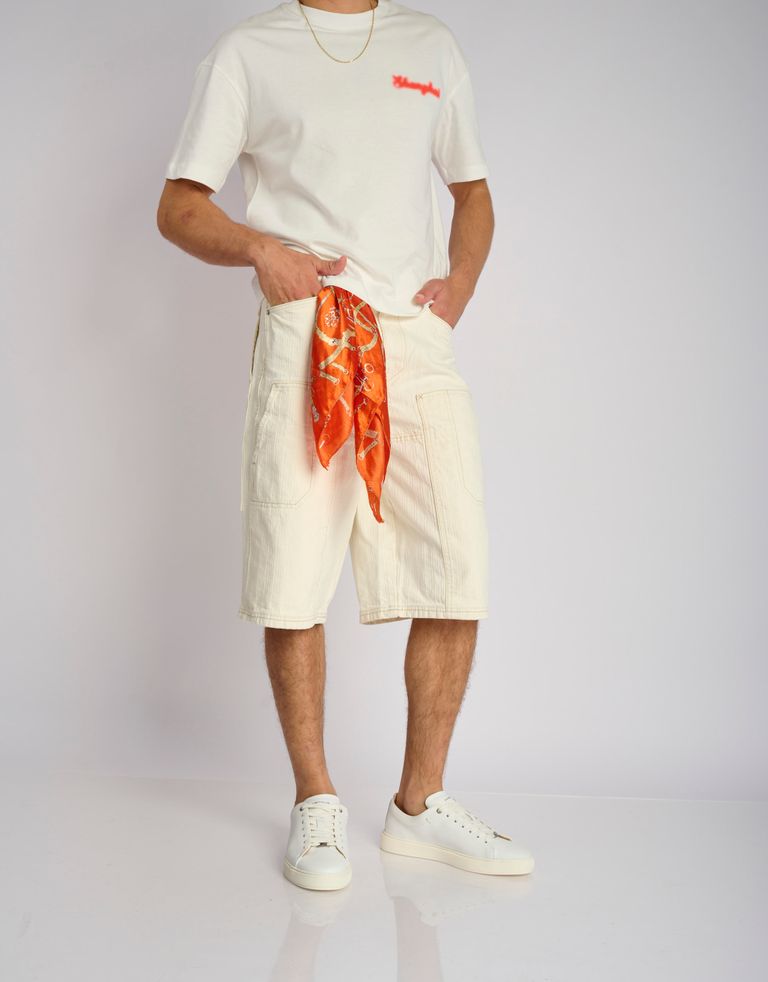 נעלי גברים - Ambitious - סניקרס עור LEWIS - לבן1