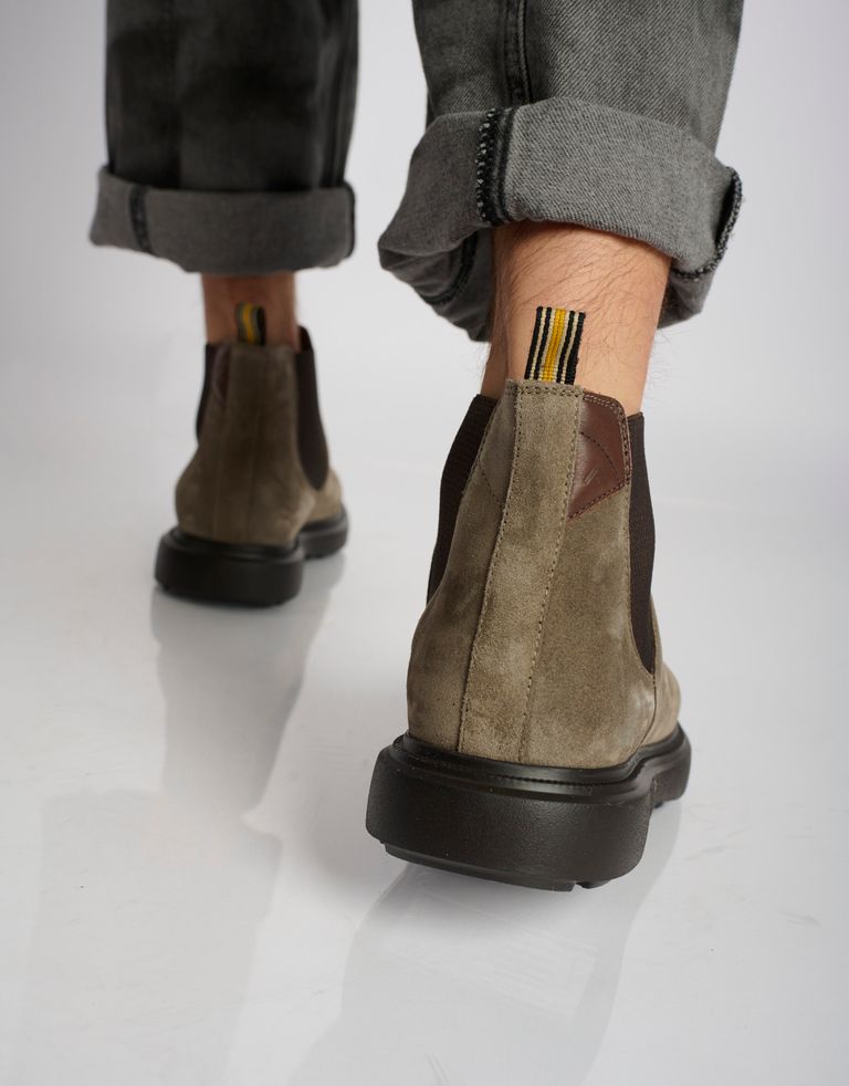 נעלי גברים - Ambitious - מגפי צ'לסי LORENZO - אפור חום3