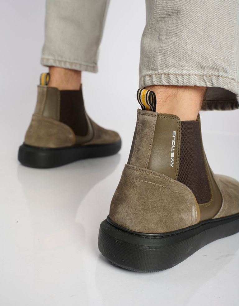 נעלי גברים - Ambitious - מגפי עור ECLIPSE - חום4