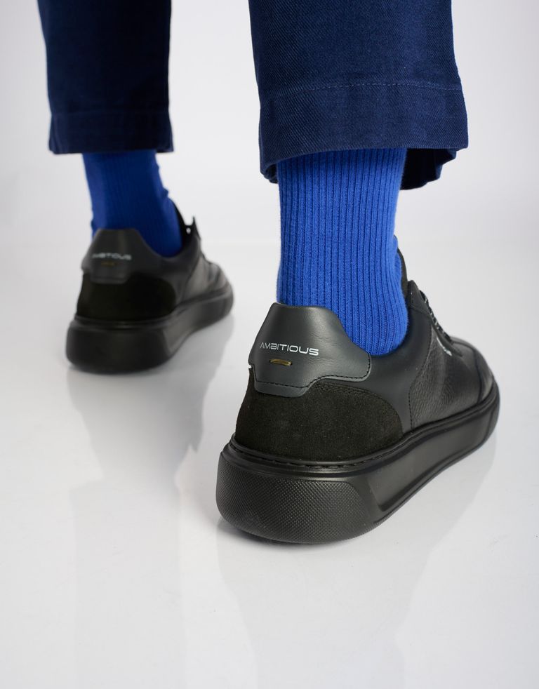 נעלי גברים - Ambitious - סניקרס עור KIT - שחור4