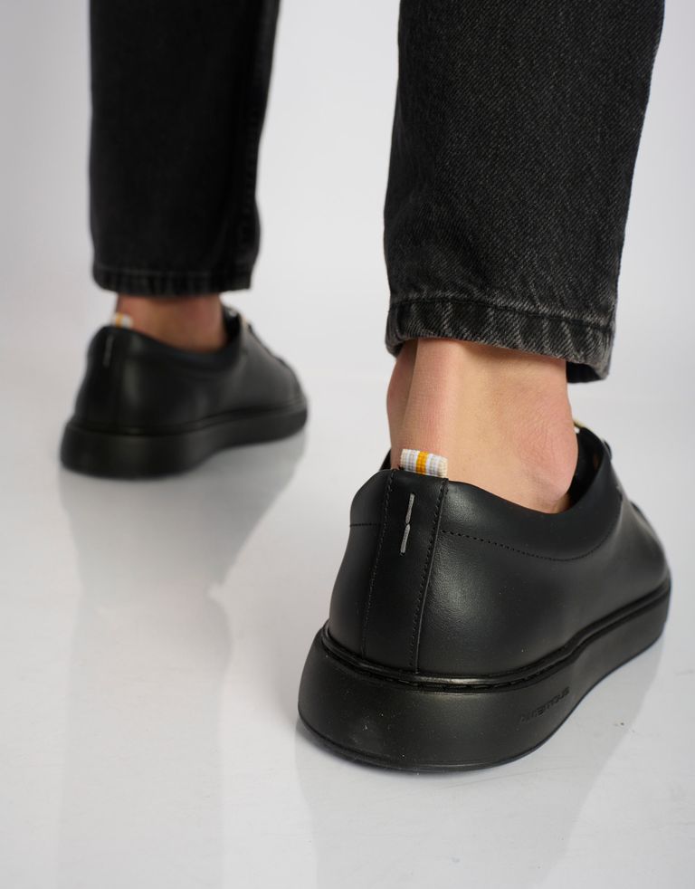 נעלי גברים - Ambitious - סניקרס עור LEWIS - שחור3